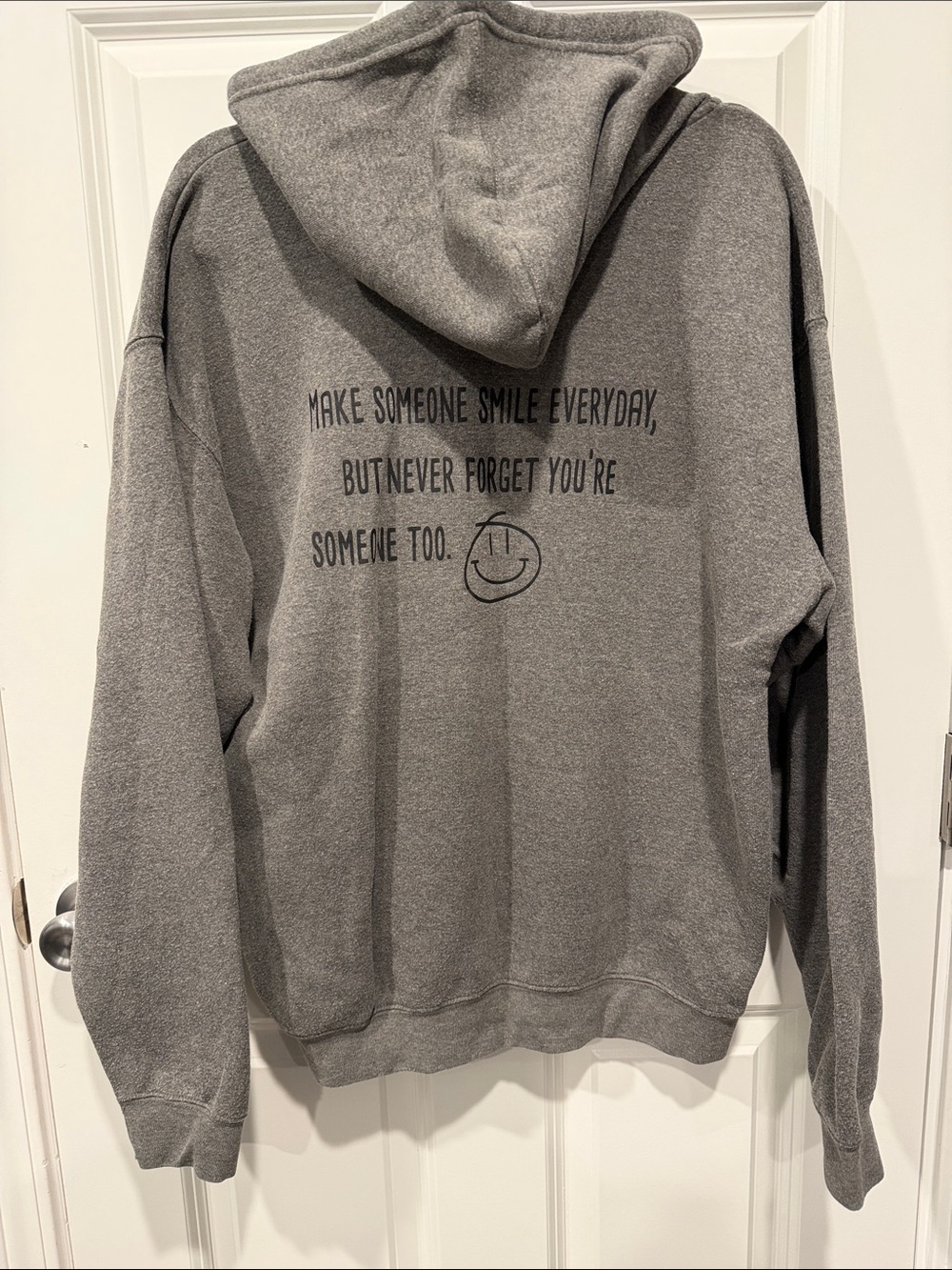 Women’s Gray Zip-Up Hoodie with Hood and Pockets